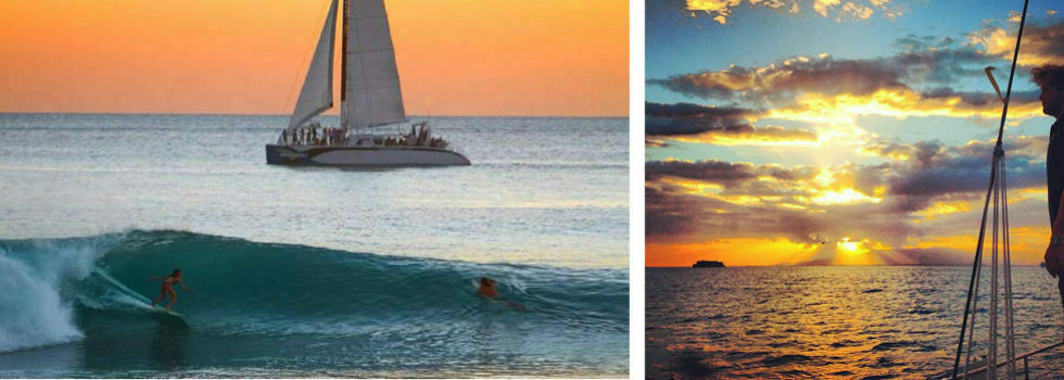 Waikiki Sunset Sailing Catamaran Adventure Tours Hawaii