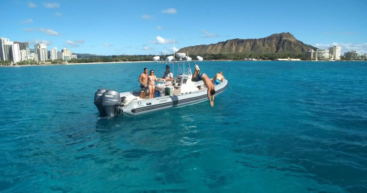 Private Waikiki Snorkel Speedboat Adventure Tours Hawaii